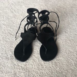 KENDALL + KYLIE suede strap sandals